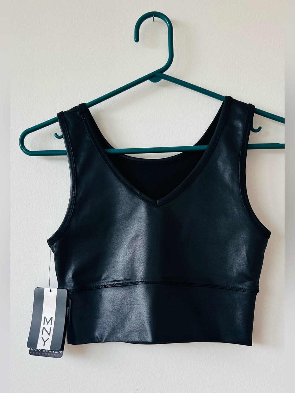 Marc New York Black Crop Tank Top size S